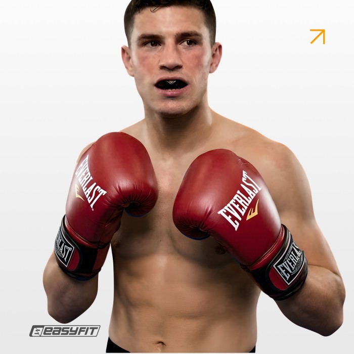 Боксерські рукавички Everlast 6 унцій (6 oz) червоні, укр, укр