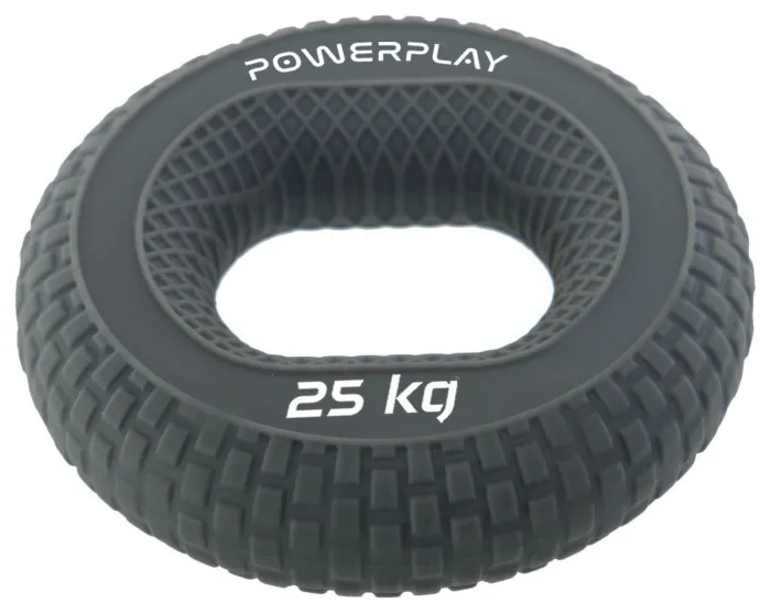 Эспандер кистевой силиконовый PowerPlay PP-4333 Hand Grip Large 25 кг. Серый