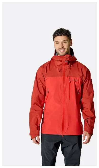 Мембранная куртка мужская Rab Latok Mountain GTX Jacket, Black, L