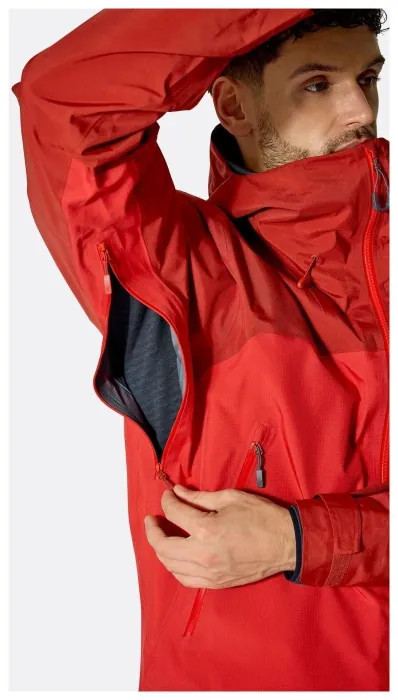 Мембранная куртка мужская Rab Latok Mountain GTX Jacket, Black, L