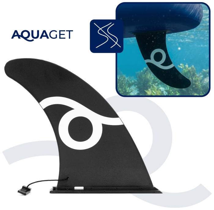 Надувная SUP доска Aquaget 350 см с веслом AQ0045 Orange/Navy Blue