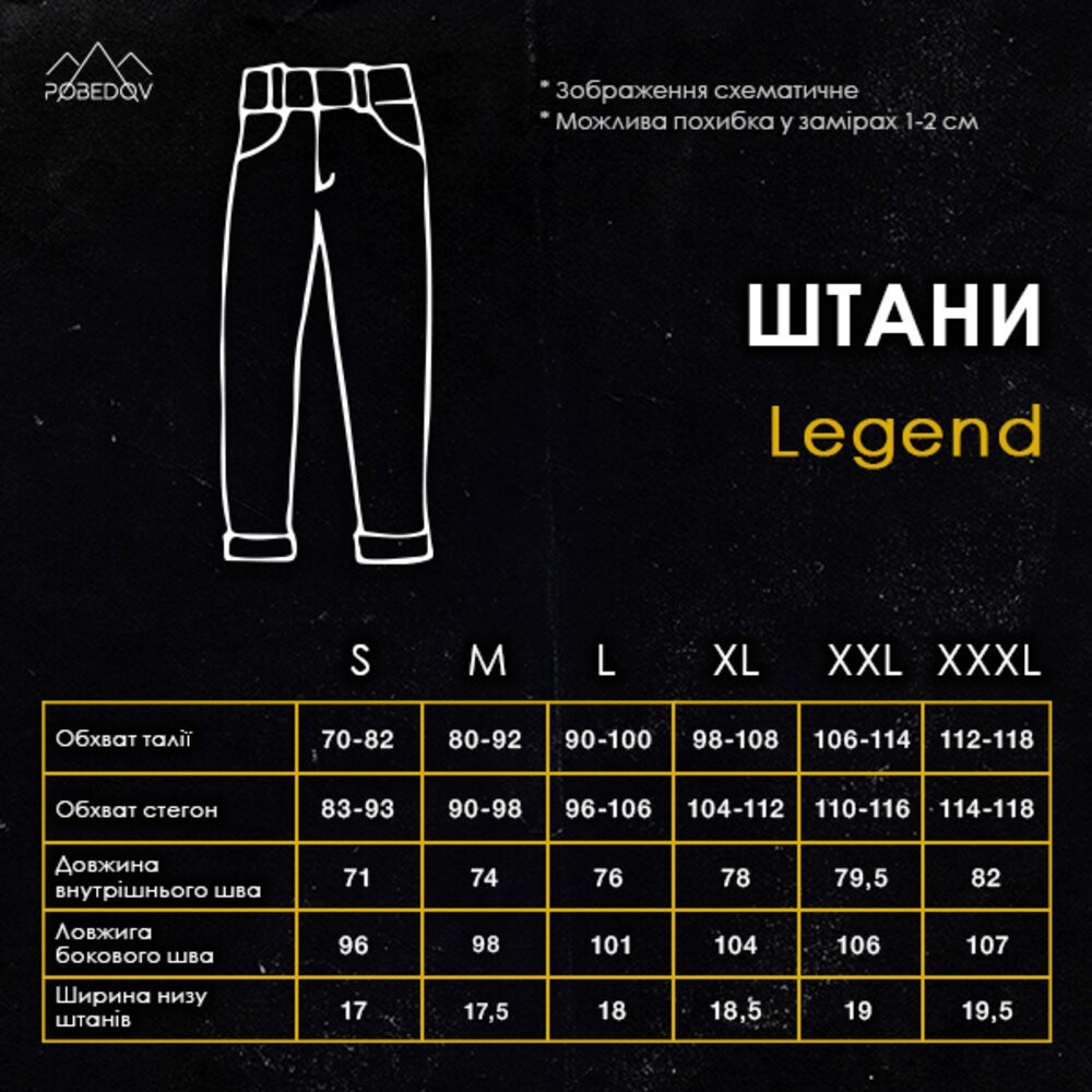 Темно-синие демисезонные штаны для мужчин. Брюки Pobedov Legend синие из костюмки