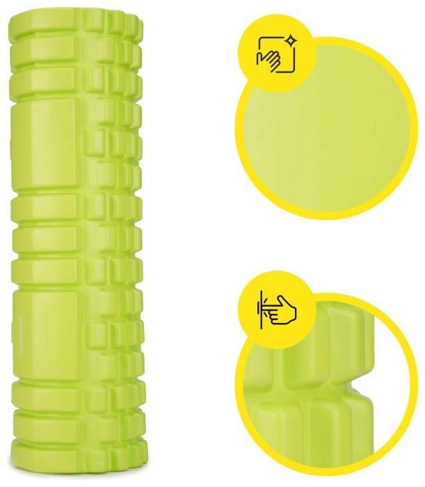 Масажний ролик Cornix EVA 45 x 14 см (валик, роллер) XR-0040 Green