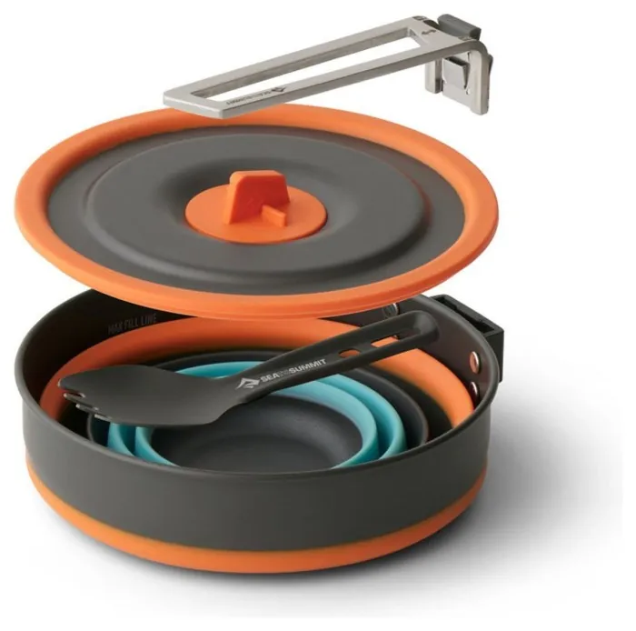 Набір посуду Sea to Summit Frontier UL Collapsible One Pot Cook Set w/Sack з чохлом