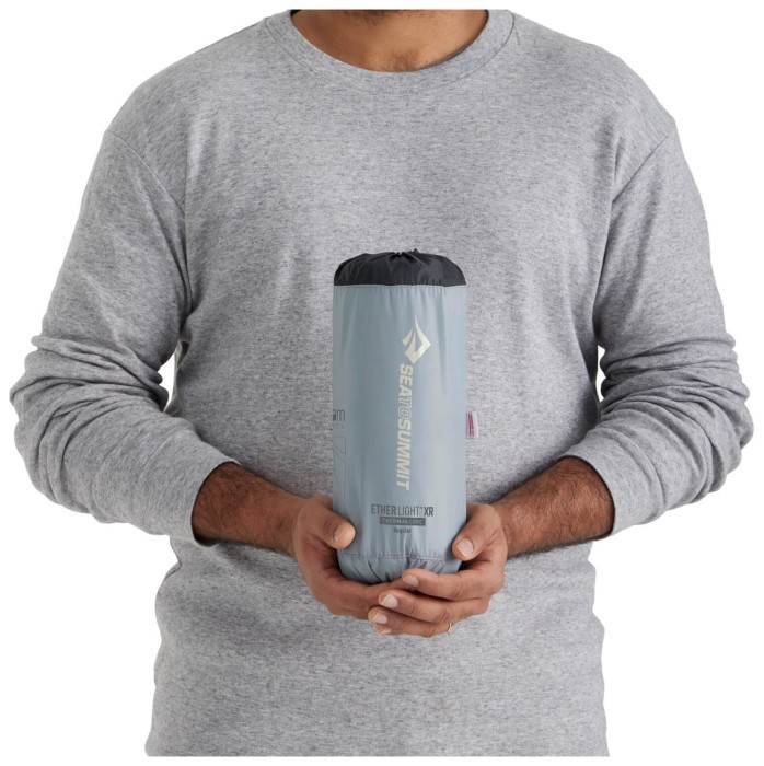 Килимок надувний Sea to Summit Ether Light XR Insulated ASC Mat, Dark Gray, Small, 168х55х10см
