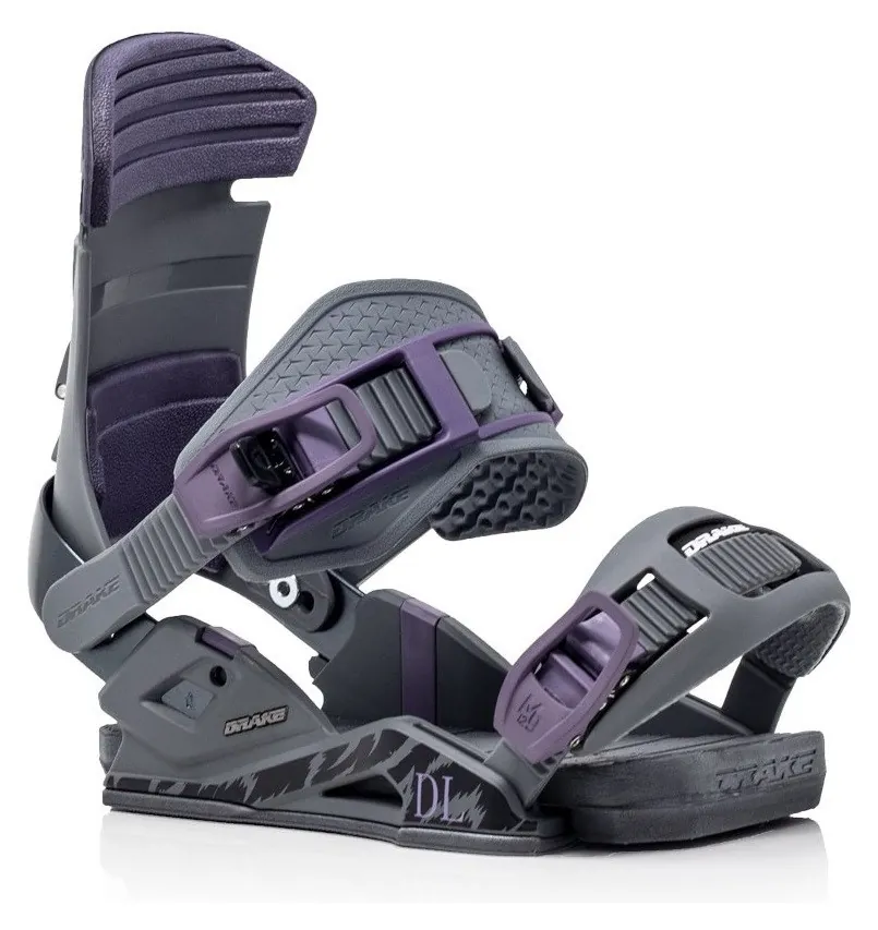Кріплення для сноуборду Drake DL M/L Black/lilac (71121027) (M/L black, lilac)