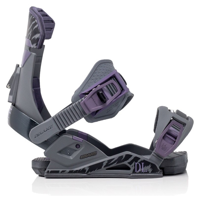 Крепление для сноуборда Drake DL M/L Black/Lilac (71121027)