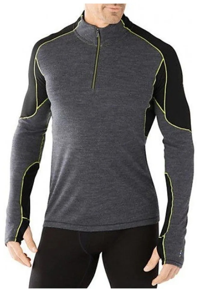 Термофутболка чоловіча Smartwool PhD Light 1/4 Zip Charcoal, р.XS (SHM_SW 14014.003-XS)