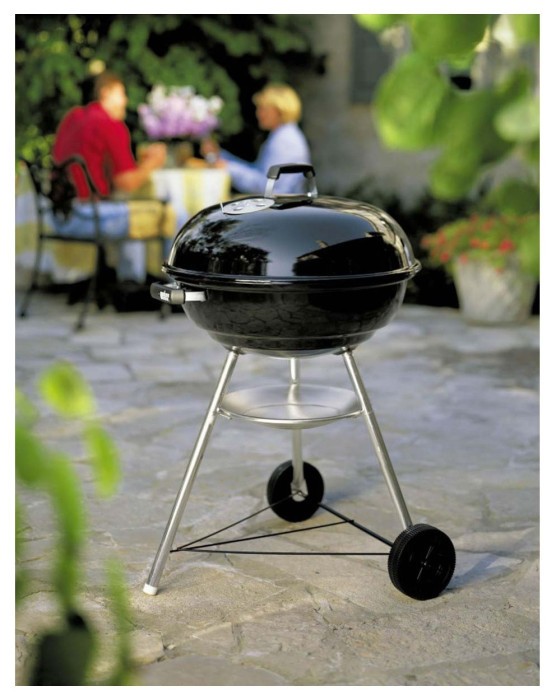 Угольный гриль Compact Kettle 57см черный Weber 1321004