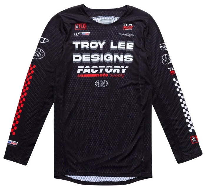 Мото джерсі TLD GP PRO AIR JERSEY; FACTORY [BLACK] XXL