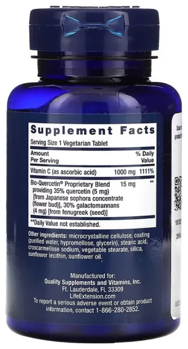 Vitamin C & Bio-Quercetin Phytosome - 60 vcaps