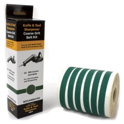 Work Sharp Набор сменных ремней WSKTS 6 шт Грубый - зернистость P80