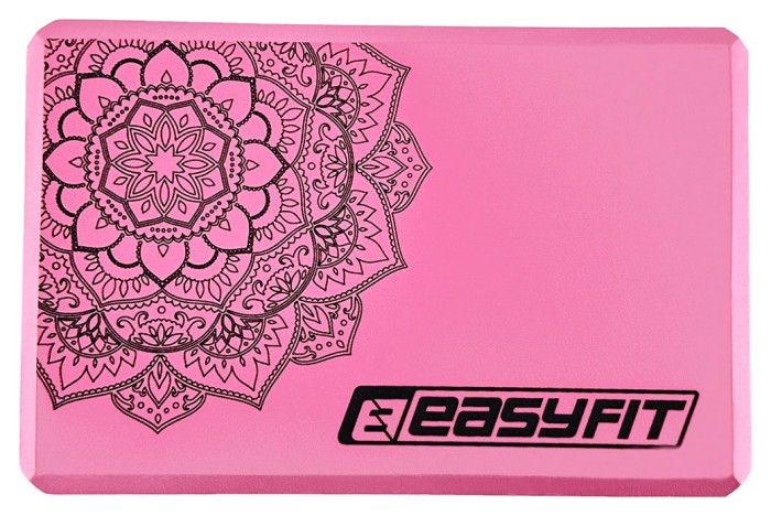 Блок для йоги EasyFit EVA з малюнком м'ятний