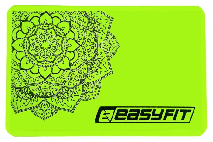 Блок для йоги EasyFit EVA з малюнком м'ятний, укр, укр