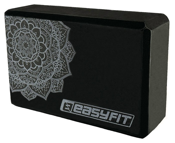 Блок для йоги EasyFit EVA з малюнком м'ятний, укр, укр