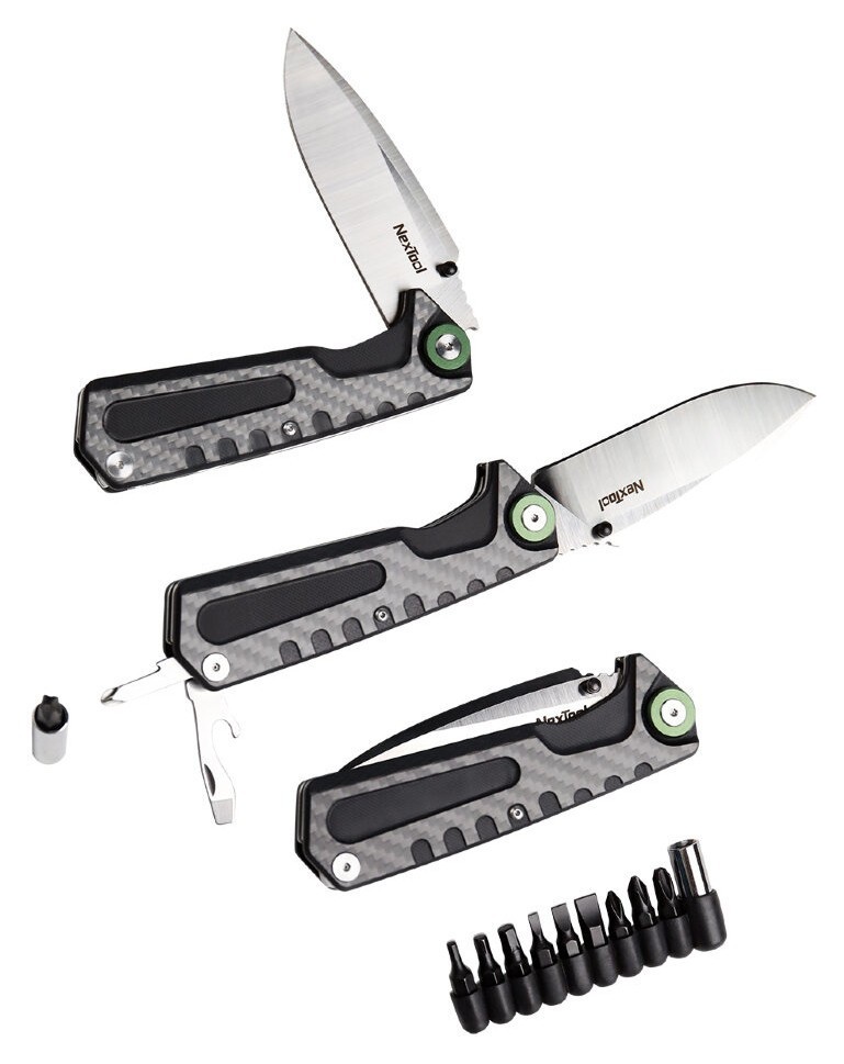 Многофункциональный нож Xiaomi NexTool 3 в 1 NE20021 Black (6945064210863)