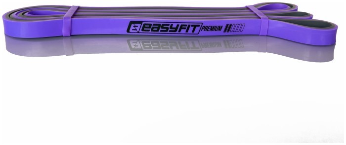 Двухслойная резинка для подтягивания EasyFit Premium 7-15 кг