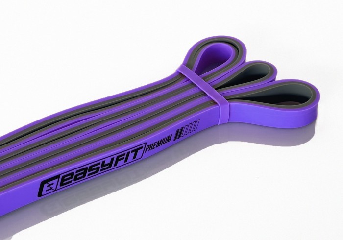 Двухслойная резинка для подтягивания EasyFit Premium 7-15 кг
