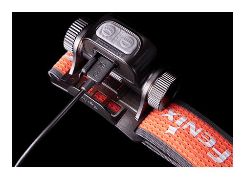 Ліхтар налобний Fenix HM65R-T V2.0 бузковий