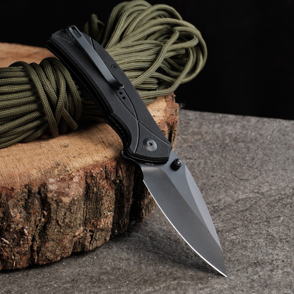 Ніж складаний туристичний Sencut Hyrax, (8.4 см) 9Cr18MoV / G10 чорний, укр, укр