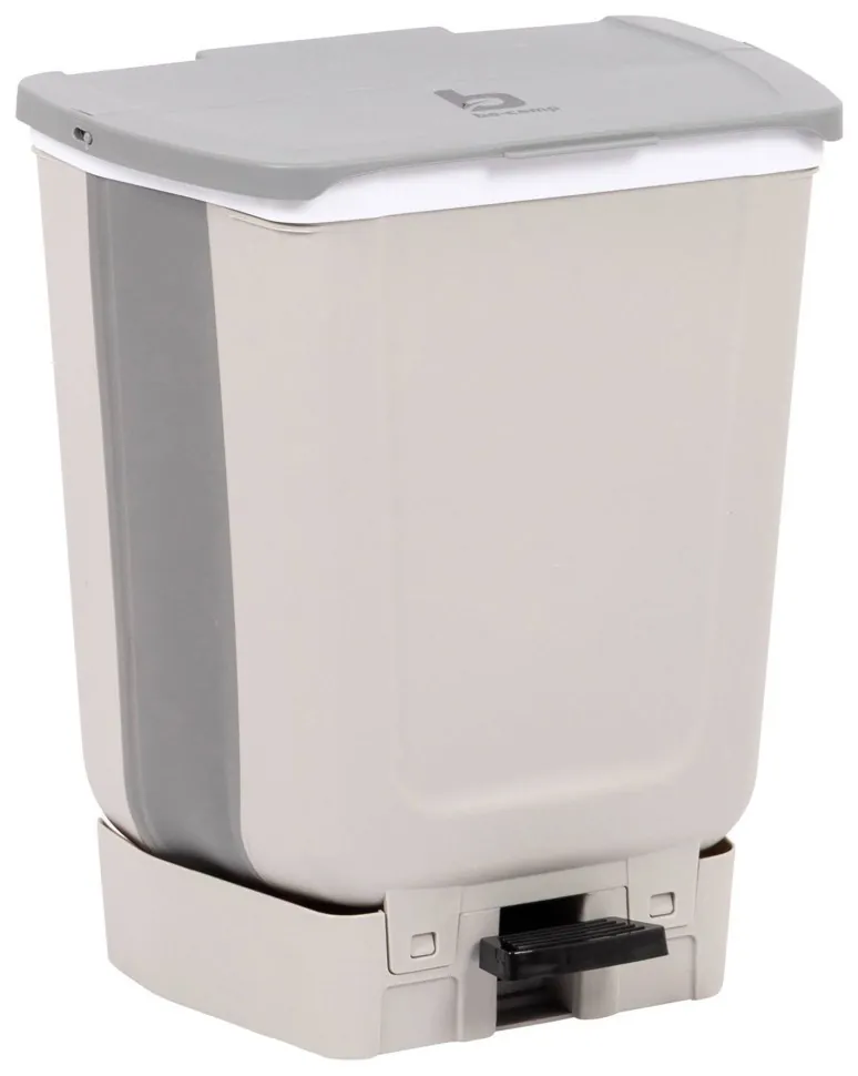 Корзина для сміття складана Bo-Camp Waste Bin Foldable 15L White/Grey (5329979) (DSM_DAS303869)