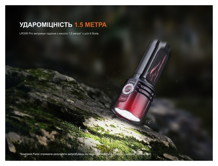 Ліхтар пошуковий ручний Fenix LR35R PRO | Лімітована серія, укр, укр