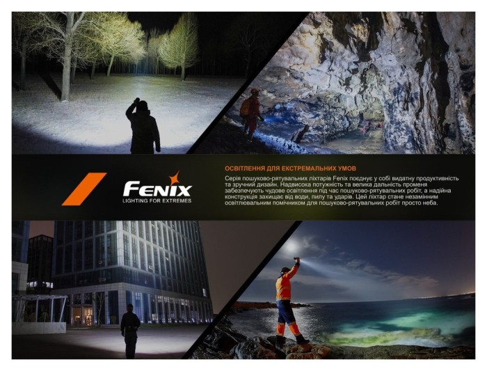 Ліхтар пошуковий ручний Fenix LR35R PRO | Лімітована серія, укр, укр