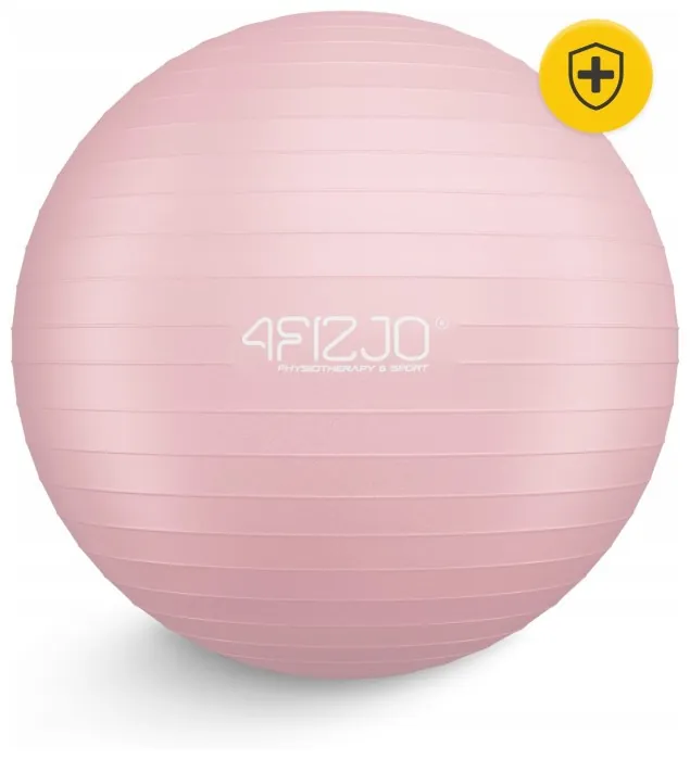 М'яч для фітнесу (фітбол) 4FIZJO 55 см Anti-Burst Pink (P-5907739316271)