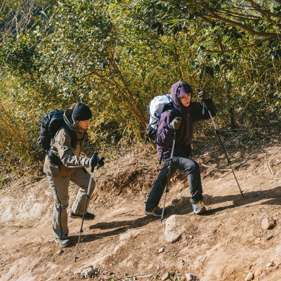 Трекинговая палка 3-секционная Naturehike ST06 NH17D006-D, 66-135 см, зеленая