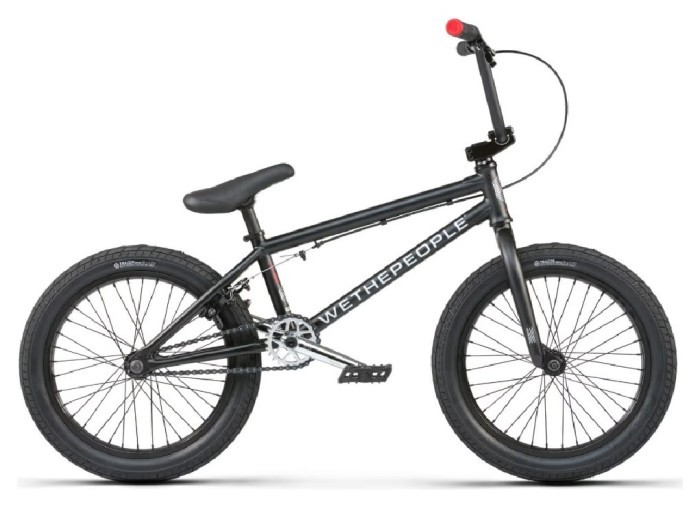 Велосипед WeThePeople CRS 18 Complete Bike matt black TT18" Cassette (черный)