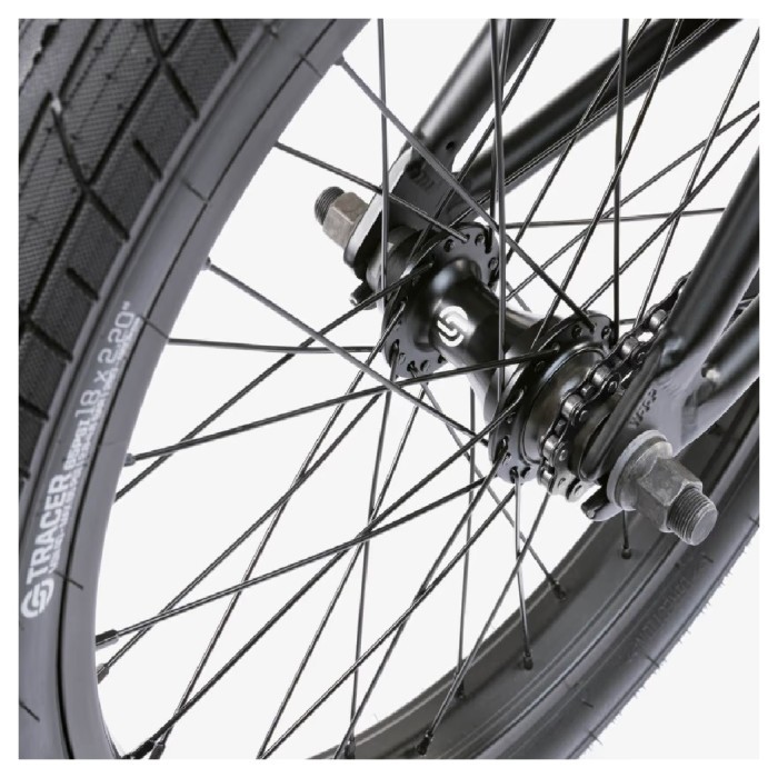 Велосипед WeThePeople CRS 18 Complete Bike matt black TT18" Cassette (черный)