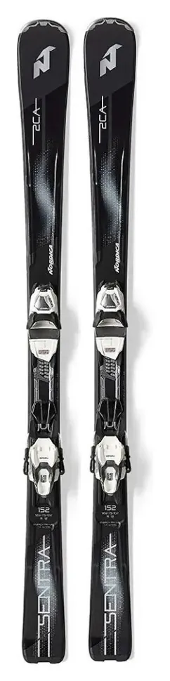 Лижі гірські комплект Nordica SENTRA 2+TLT 10 FDT 160см Black/grey (7151+7021DB) (160 см black, grey)