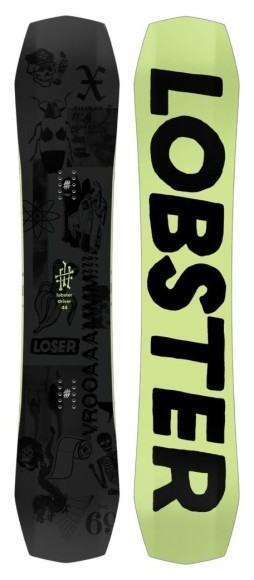 Сноуборд Lobster DRIVER WIDEO 156 Black/light green (10.20.DRITBT) O, укр