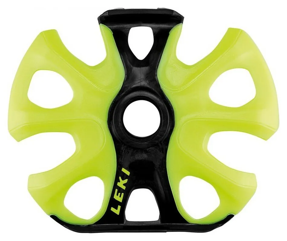 Кільця для лижних палок Leki BIG MOUNTAIN BINDING 95 мм Neon yellow/black (853500112-WRH) (чорний, неоновий жовтий)