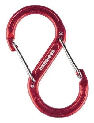 Munkees 3275 карабин Forged S red