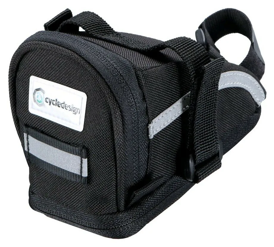Сумка підсідельна Cycledesign STRAP M Black (CDBG0019) (L Чорний)