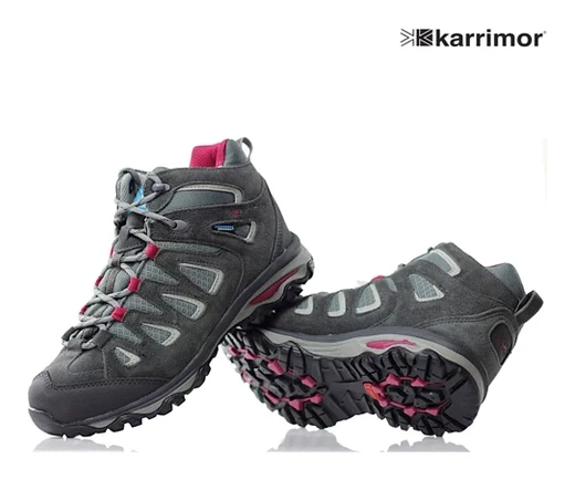 Ботинки трекинговые женские Karrimor ISLA MID LADIES WEATHERTITE W 37 (4.0UK) Black c/pink