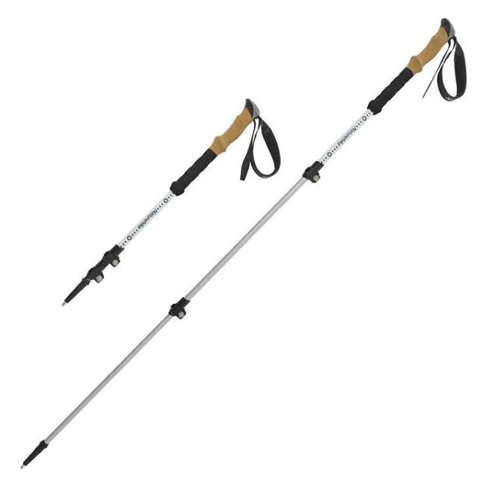 Трекінгові палиці Naturehike 7075 CNH22DS002, 135 см, білий, 2 шт