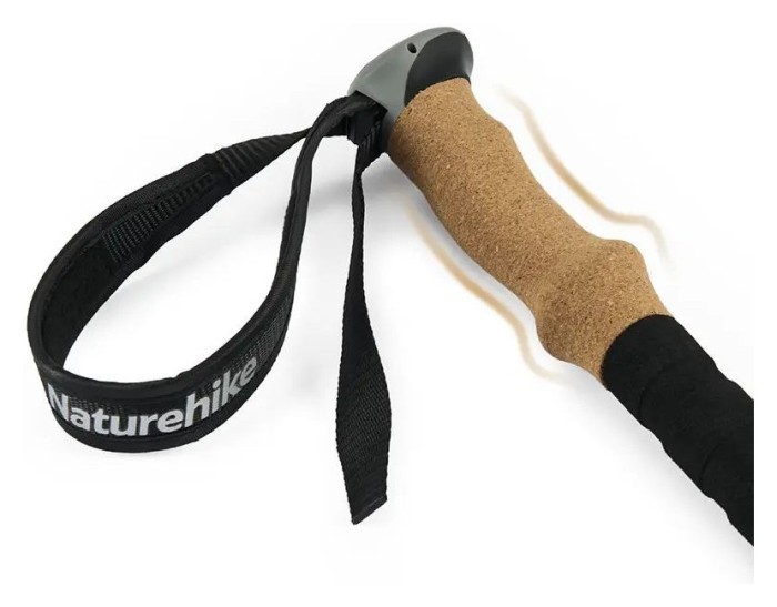 Трекінгові палиці Naturehike 7075 CNH22DS002, 135 см, білий, 2 шт