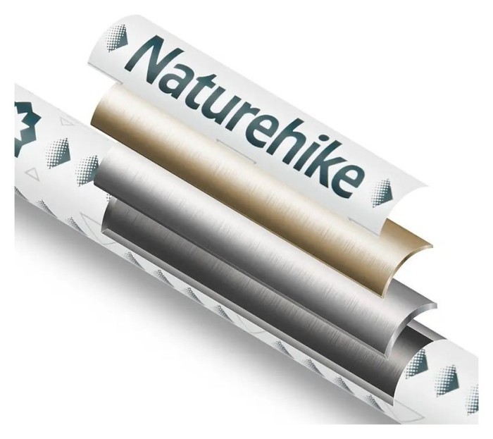Трекінгові палиці Naturehike 7075 CNH22DS002, 135 см, білий, 2 шт