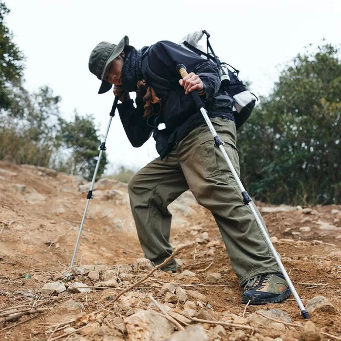 Трекінгові палиці Naturehike 7075 CNH22DS002, 135 см, білий, 2 шт, укр, укр