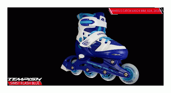 Роликовые коньки Tempish Swist Flash, голубые