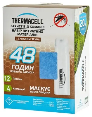 Картридж от комаров Thermacell (1200.05.22) Repellent Refills-Earth Scent 48 часов 2024