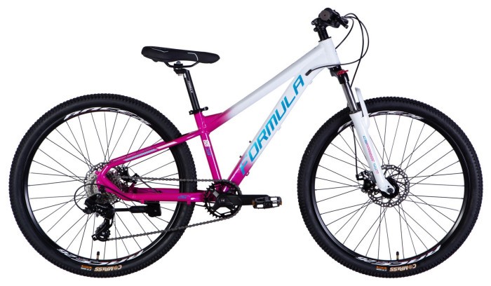 Велосипед AL 26" Formula F-1 DD CS рама-13" біло-рожевий 2026
