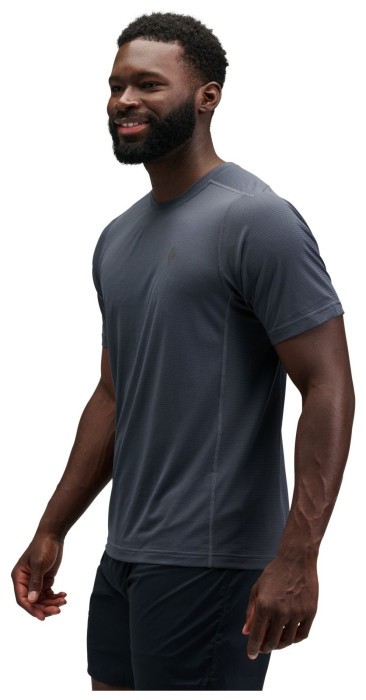 Мужская футболка Black Diamond M Distance SS Tee, Charcoal, M