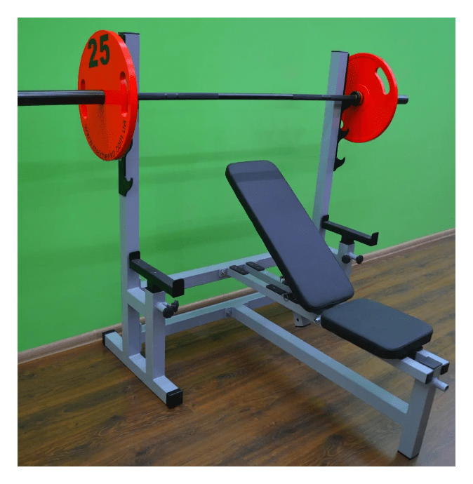 Крамниця для жиму, універсальна «Стандарт Олімпійський», чорна