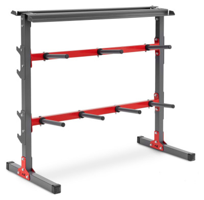 Стойки под диски, грифы и гантели HS-1007A Черный/красный