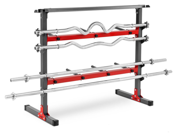 Стойки под диски, грифы и гантели HS-1007A Черный/красный