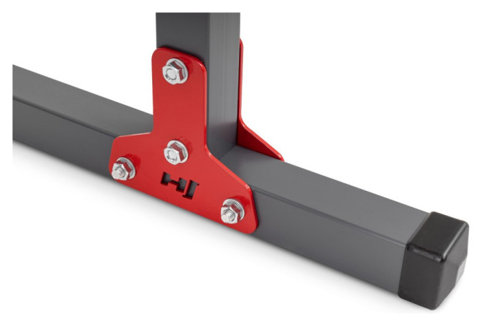 Стойки под диски, грифы и гантели HS-1007A Черный/красный