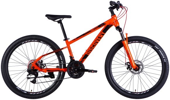 Велосипед ST 26" Discovery TREK DD FR рама-13" помаранчевий 2025, укр